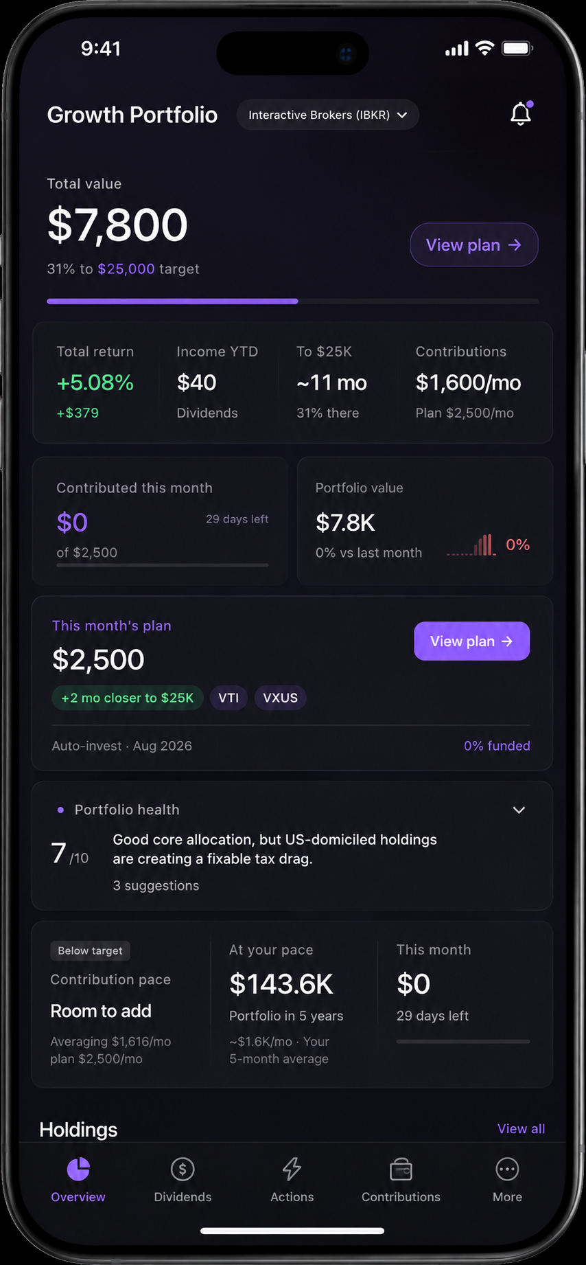 BorderFolio.app iOS app